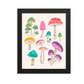 Color Mushrooms Illustration