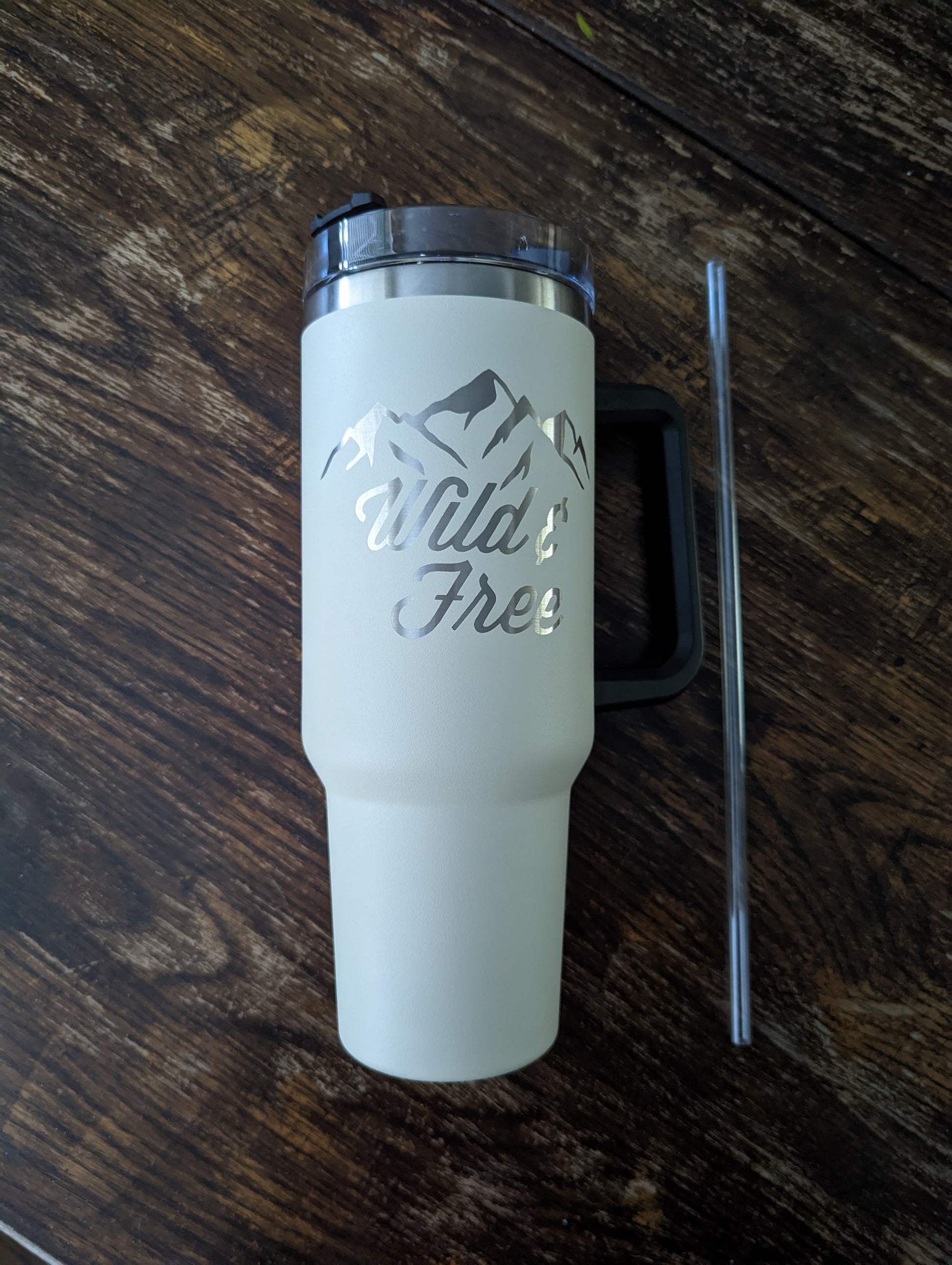Western Theme Tumbler, Engraved Stanley, 40oz Quencher, Custom Cup